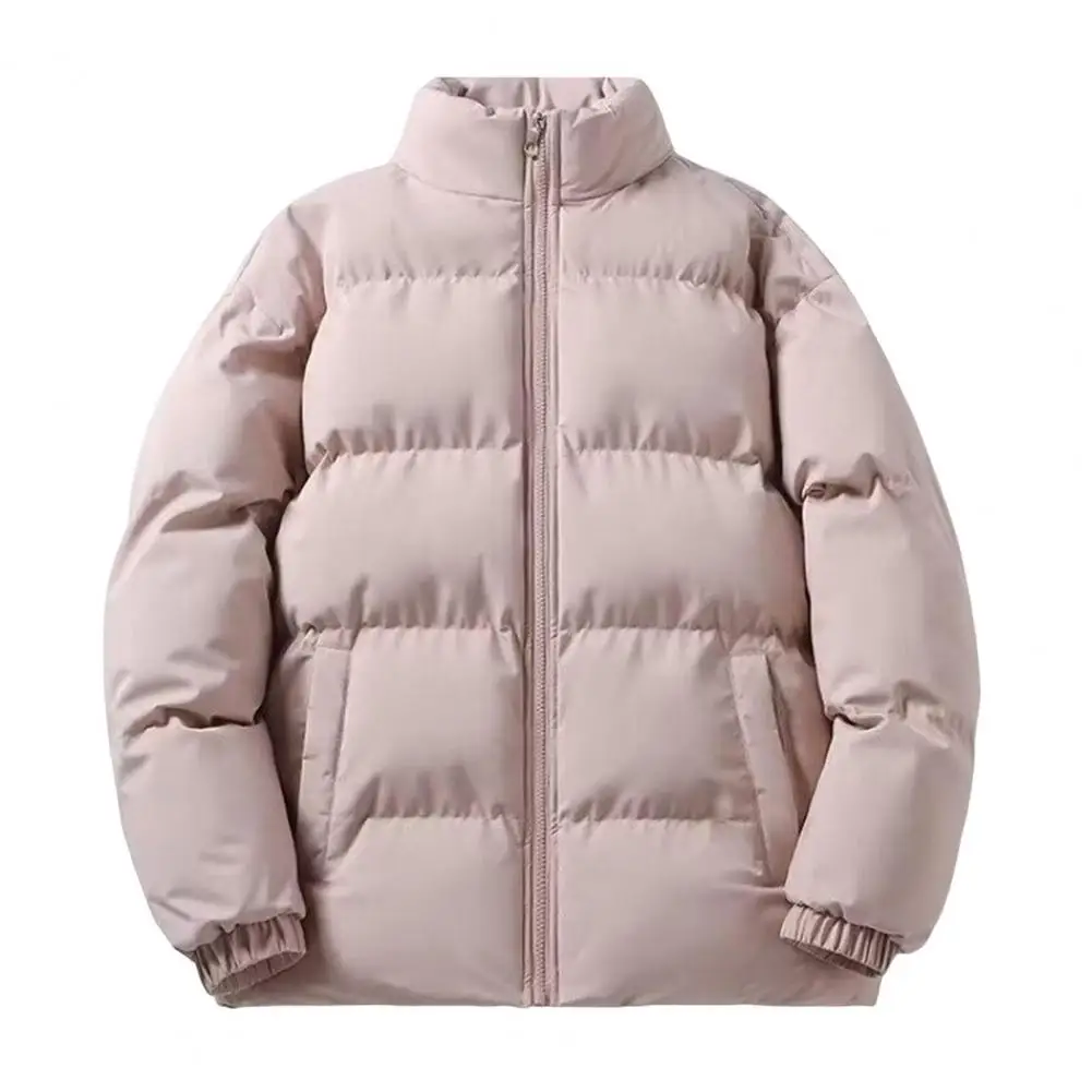 Hommes épais hiver noir Parkas décontracté manteau chaud couleur unie coton rembourré manteaux mode vêtements d'extérieur hommes grande taille Parkas 2024 M-3XL