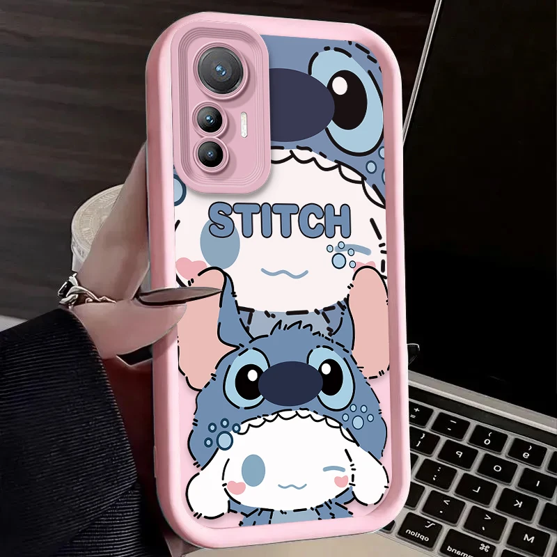 귀여운 디즈니 커플 소프트 폰 케이스 샤오미 미 15 울트라 14 13 12 12S 12X 11 라이트 5G NE 13T 12T 11T 14T 프로 매트 백 커버