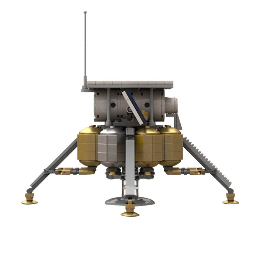 Space Shuttle Launch Center Lunar Lander Outpost Habitat Model Building Blocks Juguetes For Kids and Adult Toys Birthday Gifts