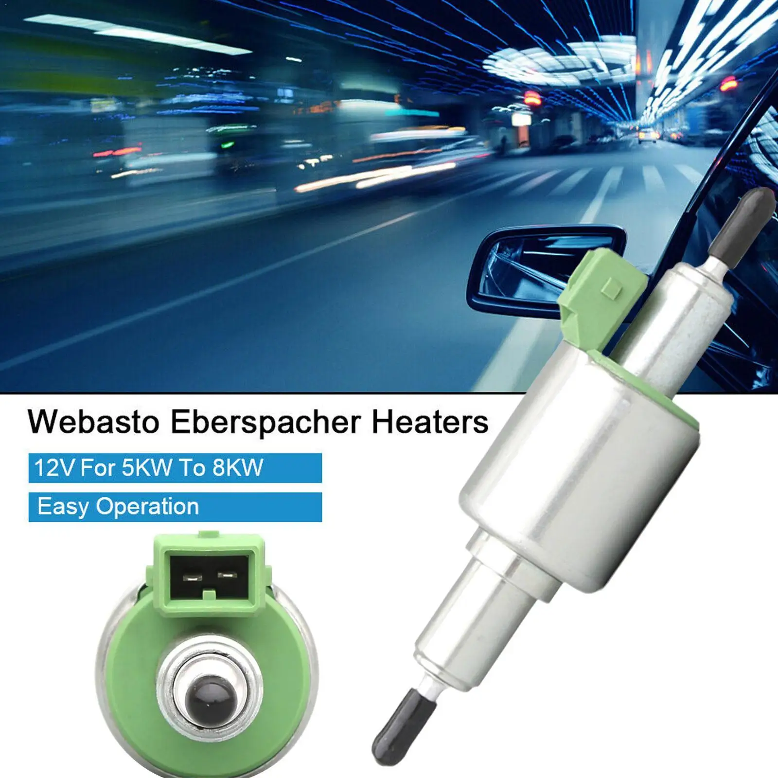 12/24V For 2-8KW Air Heater For Webasto Eberspacher Heater For Truck Oil Fuel Pump Air Parking Heater Pulse Metering