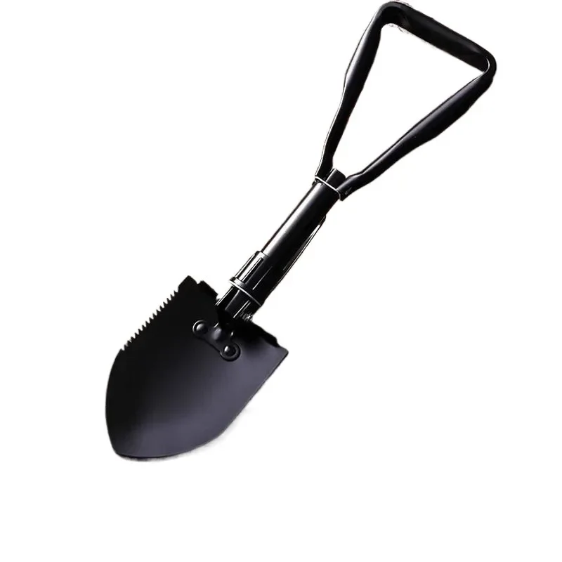 Manganese Steel Folding Shovel Multifunctional Military Outdoor Portable Car Gardening Camping Survival Hand Tool