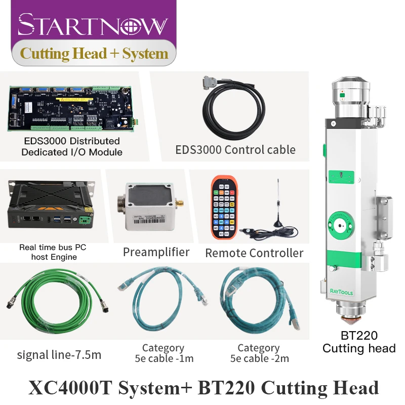 

Startnow Raytools BS12K BM110 BT220 Fiber Laser Cutting Head With Matching System XC3000S Plus XC4000 for Laser Cutting Machine