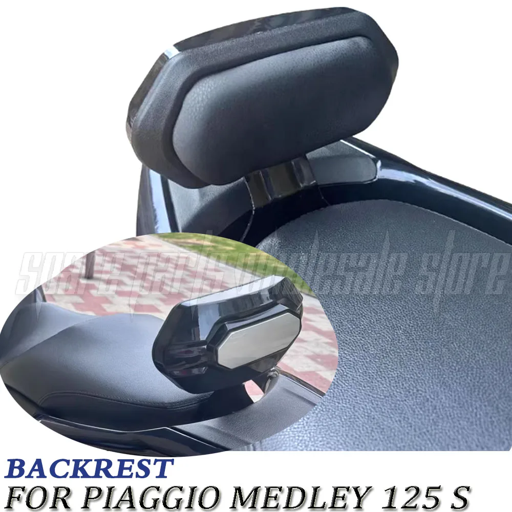 

Fit Piaggio Medley 125 S Medley125 Medley 125S Backrest Durable Back Rest Pad Passenger Seat Cushion Motorcycle Accessories