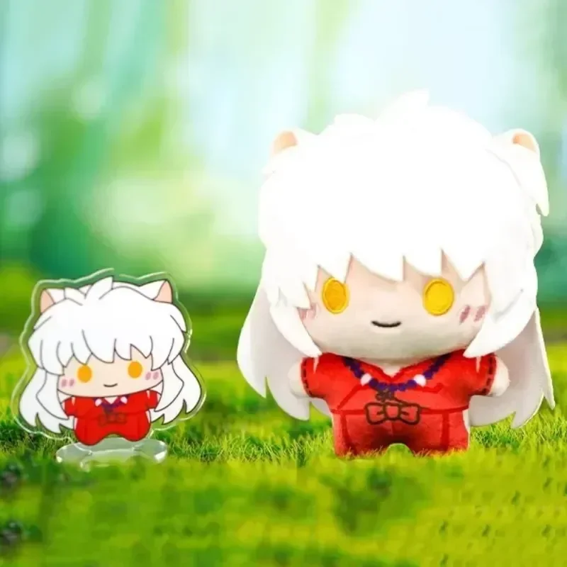 Figura de Anime de Inuyasha, muñeco Kawaii, caja ciega Inuyasha Sesshoumaru, caja misteriosa, decoración, juguetes para niños, regalo