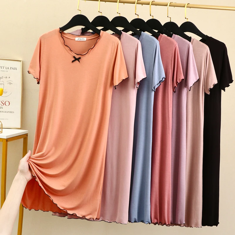 Gaun Tidur Modal Wanita Musim  - Maternity Wear ulasan dan harga