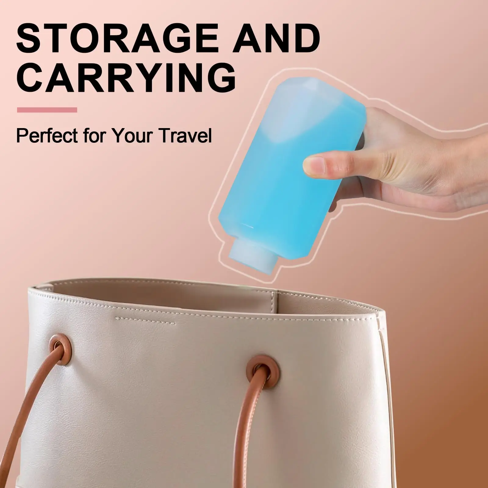 10Pcs 100ML Leak Proof Plastic Bottles with Caps for Liquids Sample, Reusable Small Bottles Containers for Travel/Camping/Hiking