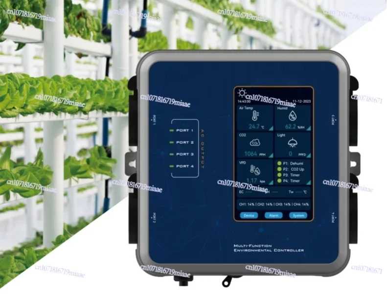 Sensor Light APP Remote Control Indoor Grow Tent Hydroponic Climatic Chamber Climate Controller Humidity Temperature