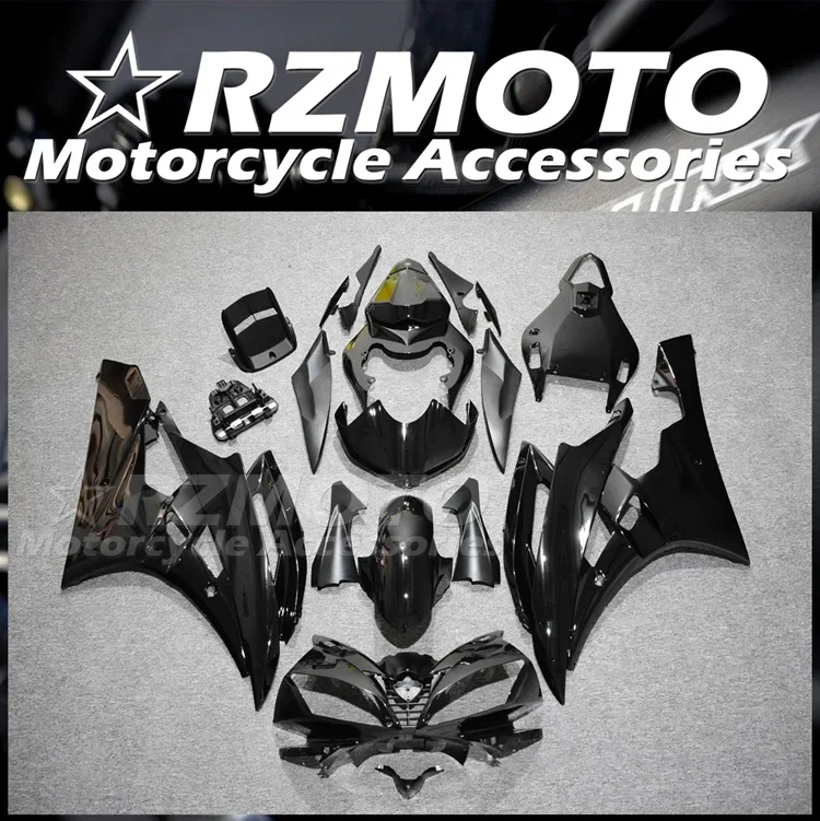 

Injection Mold New ABS Whole Fairings Kit Fit for YAMAHA YZF-R6 R6 06 07 2006 2007 Bodywork Set Glossy Black