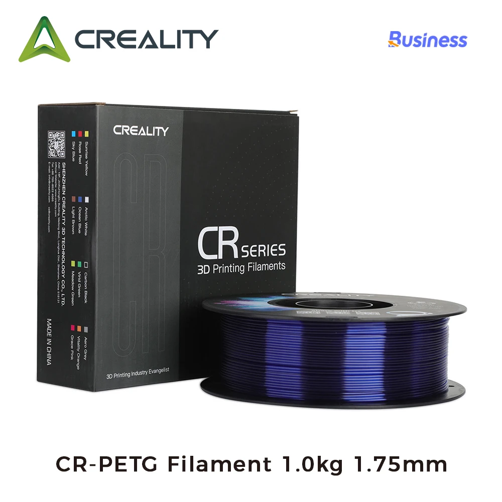 CREALITY Original CR-PETG Filament 1KG 1.75mm 7 Colors Choose High Temperature Eco-friendly Odorless Non-toxic Excellent