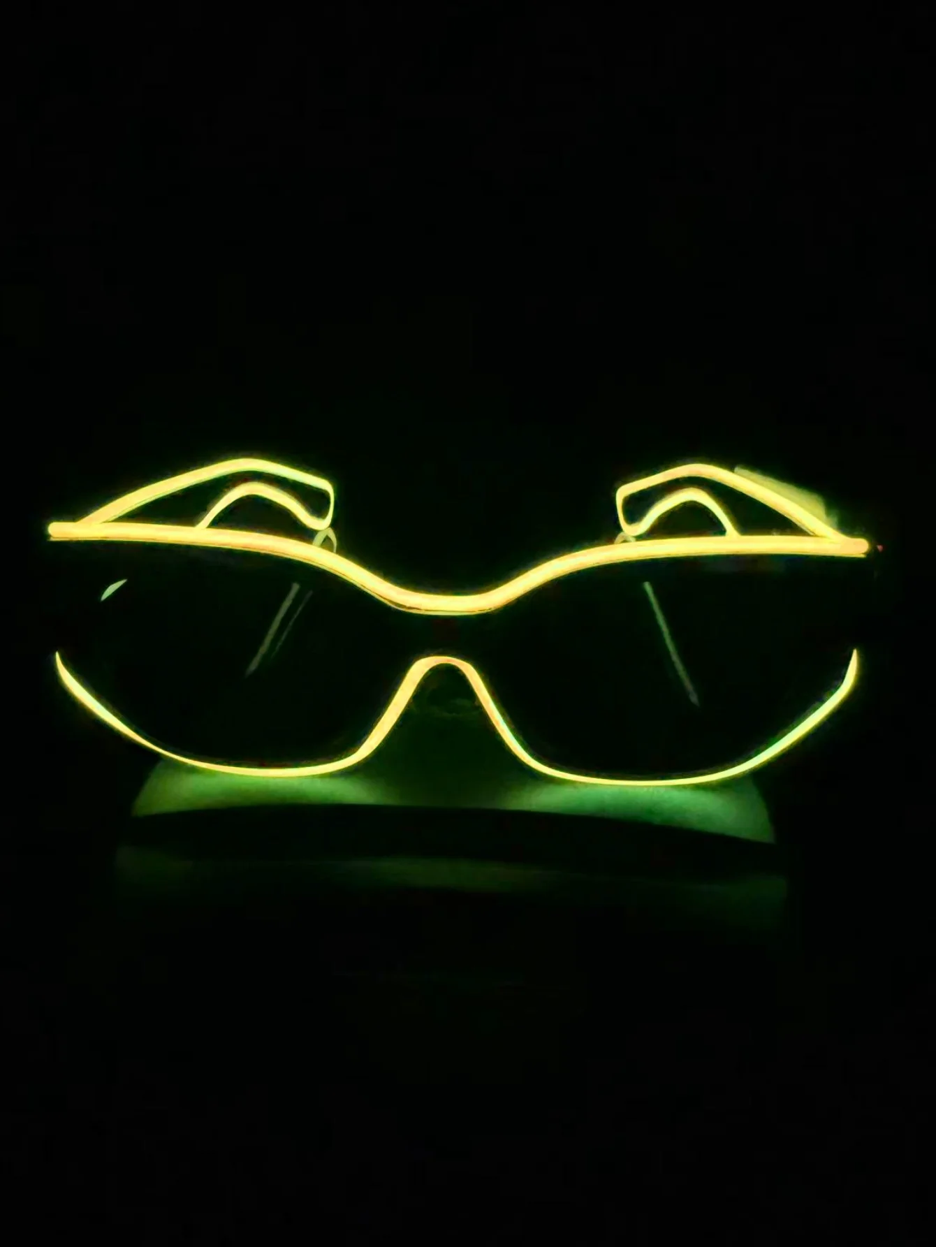 نظارات لاسلكية EL مضيئة ديسكو مضيئة LED على الإنترنت نظارات شمسية المشاهير بكسل KTV بار جو الحفل فلاش.