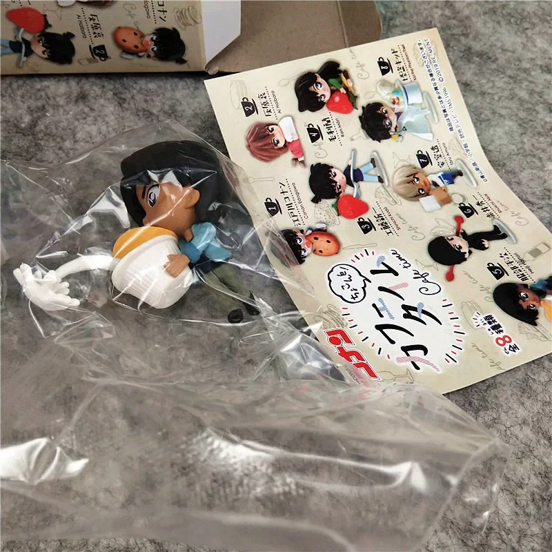 Cafe Gourmet Scene Mouri Ran Hattori Heiji Ai Haibara Toys hobby Kawaii Computer Case decorazione regali di compleanno per i bambini