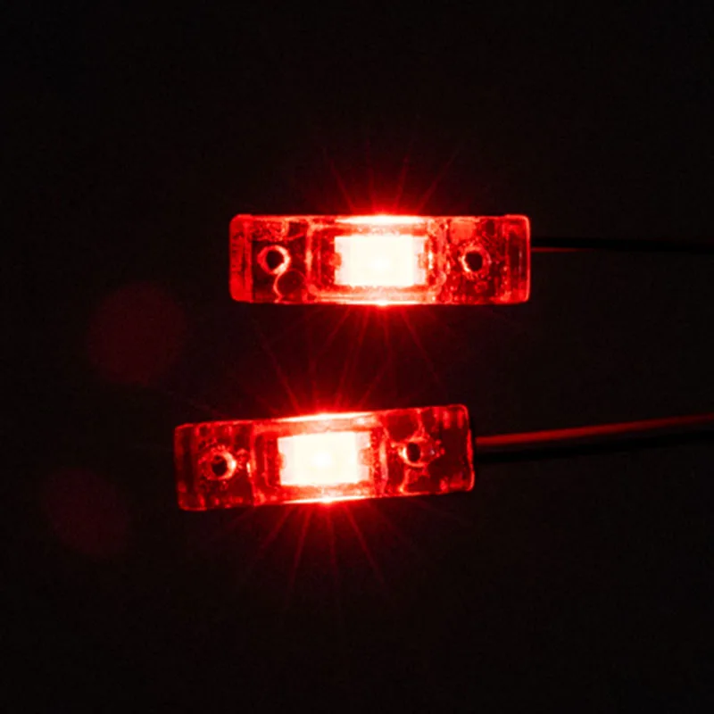 타미야 RC 트럭 SCANIA 770S R620 VOLVO BENZ Arocs MAN TGX 자동차 액세서리용 1:14 스케일 LED 3V 윤곽 램프 스포트라이트