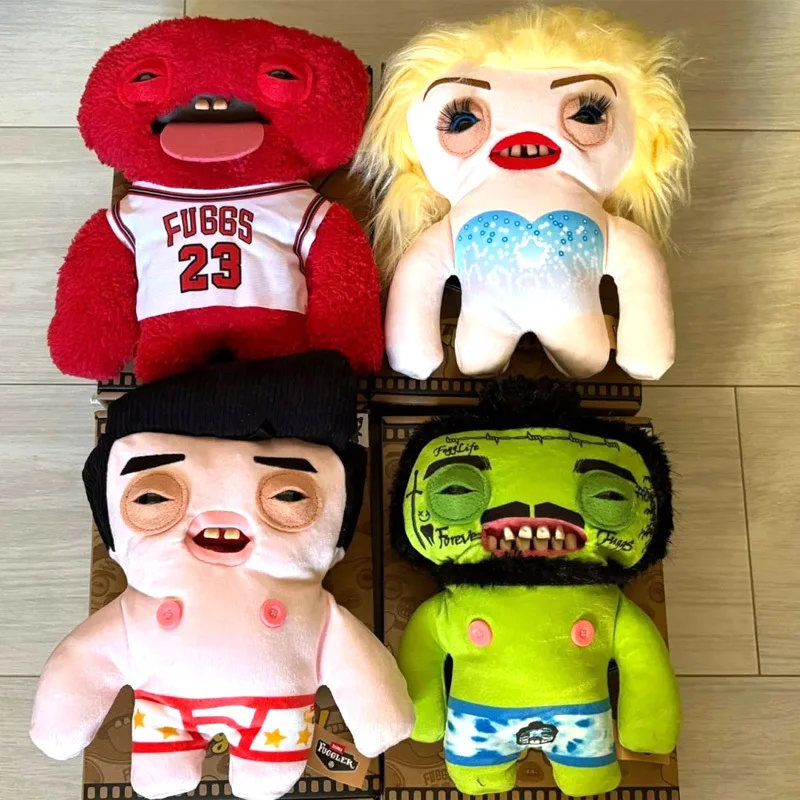【presale】Nuevo oficial genuino FUGGLER rapero serie internet celebridad feo lindo juguetes de peluche exquisitos muñecos de regalo de cumpleaños