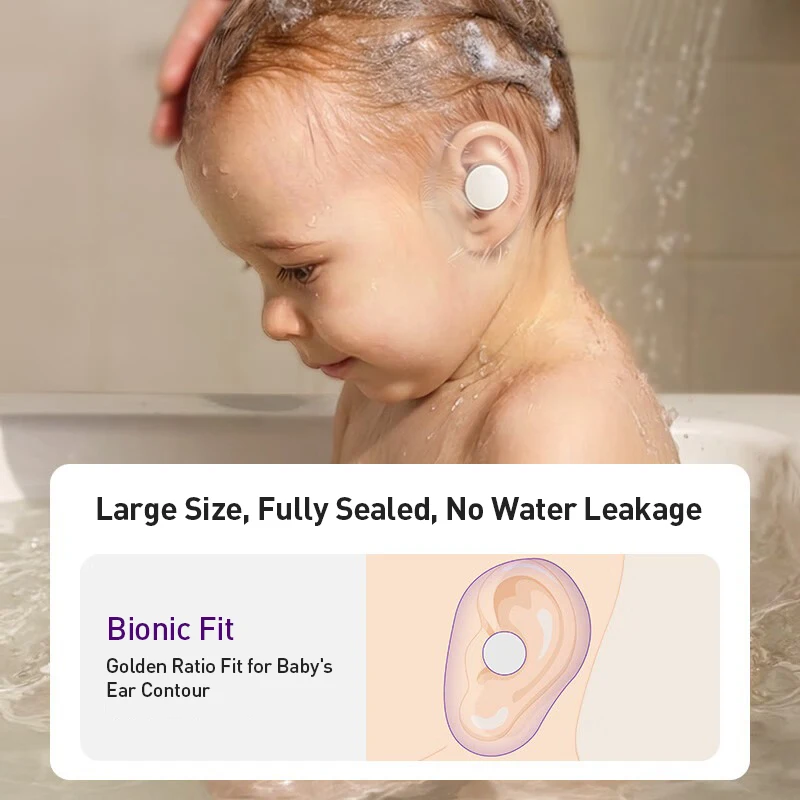 Avent Silicone Ear Protection Patches 30pcs Waterproof Ear Covers Soft Painless Removal for Bathing Swimming Kids 0-12Y