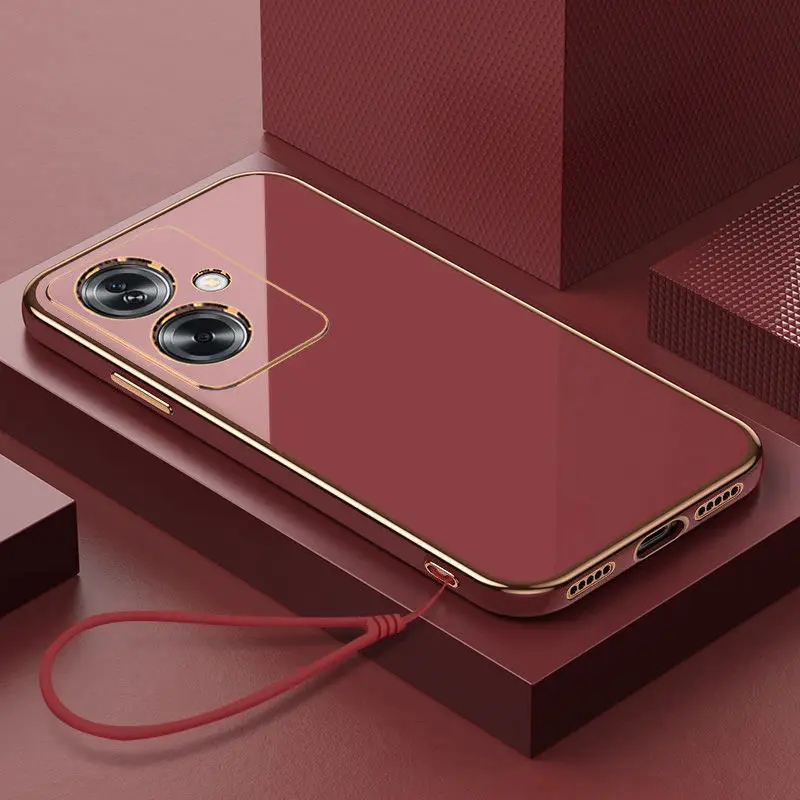 For Oppo A79 Case OPPO A79 5G Phone Case oppo A79 Case a79 Cover OPPO CPH2553 Luxury Square Plating Shockproof Back Cover