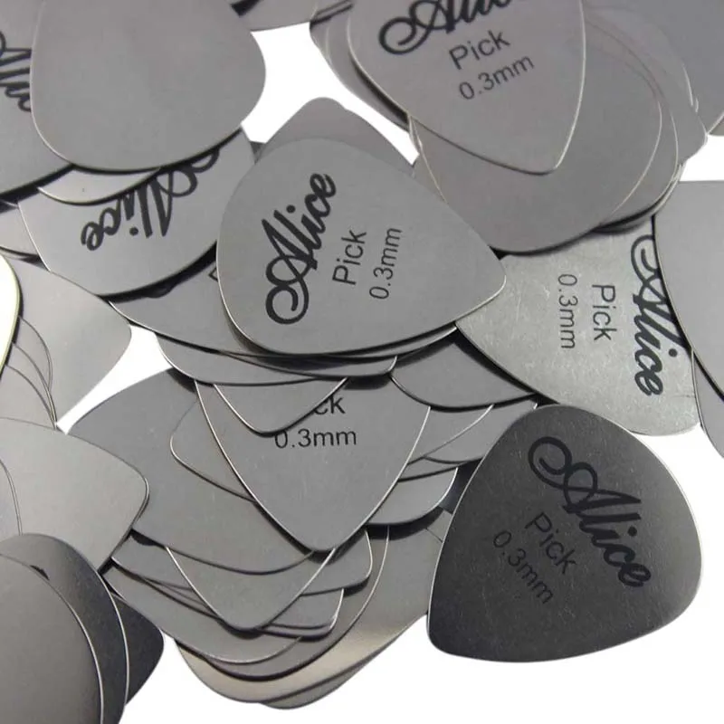 0.3 مللي متر جيتار بليكتروم من الفولاذ المقاوم للصدأ جيتار معدني يختار الآلات الموسيقية #5