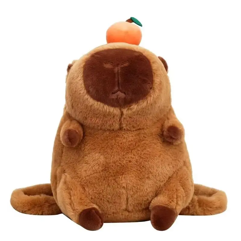 Sac à dos en peluche Capybara pour femme, sac à bandoulière femme, sac polyvalent, sac à main de dessin animé, sac d'école étudiant, simulation douce, nouveau