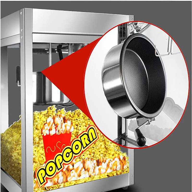 

Commercial Household Healthy Mini Hot Air Oil-free Popcorn Making Machine Corn Poping Popper 1400w 1pc