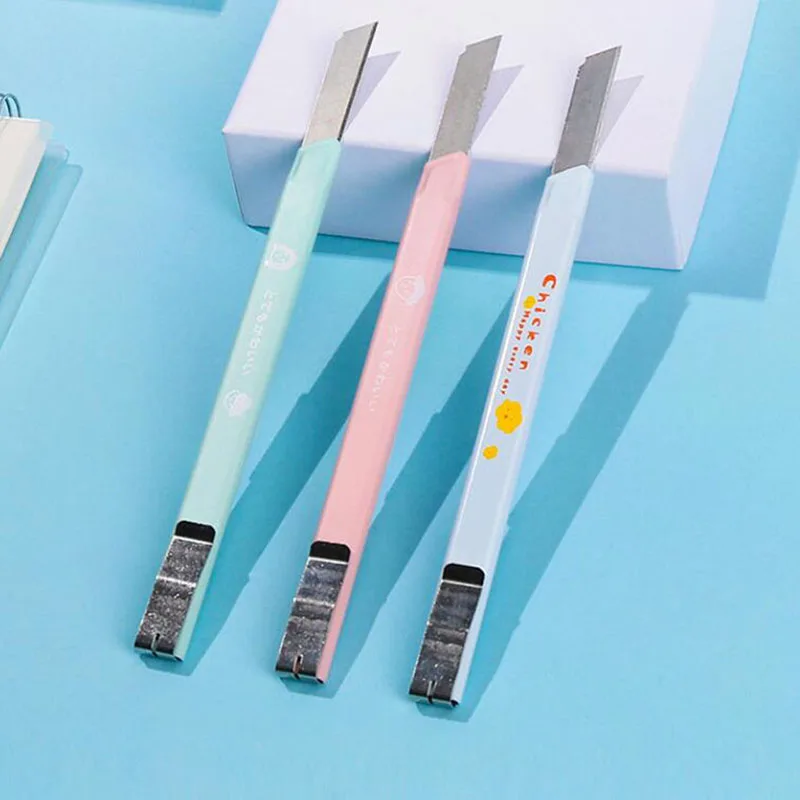 1PC Cartoon Mini Utility Knife Paper Cutter Portable Office Student Sharp Blade Envelope Cutter Pencil Knives Stationery Tools