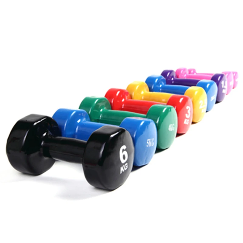 Ladies Dumbbell Color Exercise Arm Muscles Front Neck Squat Children\'s Weight-bearing Fitness Exercise Home Fitness Machine