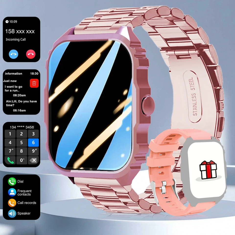 Smart Watch 184 Inch Full Touch Screen Wireless Call