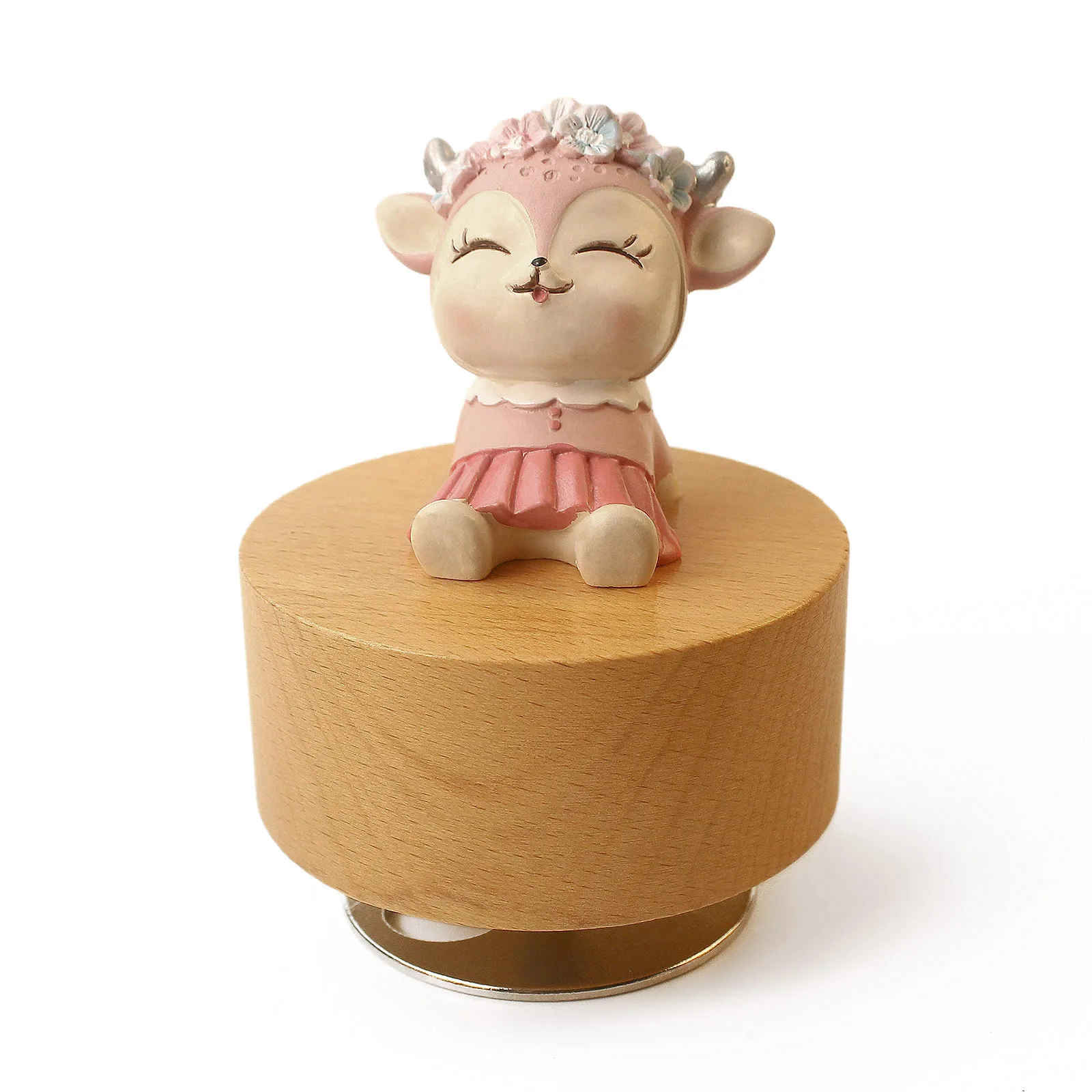 

SOFTALK Cute Little Animal Wooden Mechanical Music Box, You are My Sunshine Musical Boxs,Gift for Boys and Girls Kids