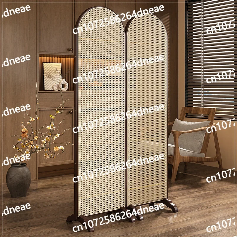 

Складная мобильная перегородка из ротанга для гостиной, офиса, спальни, перегородка, простая основа
