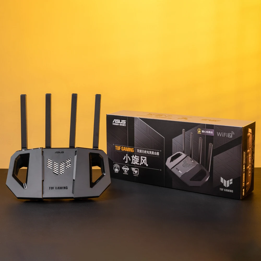 ASUS TUF Gaming Router BE3600 Ultrafast WiFi 7 Router with AI functions and high-speed Ethernet ports Internet Router