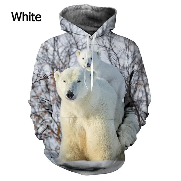 

2023 Autumn and Winter New Men's and Women's 3D Printed Bear Sweatshirt Hoodie Unisex Long Sleeve Fashion Hooded Hoodie