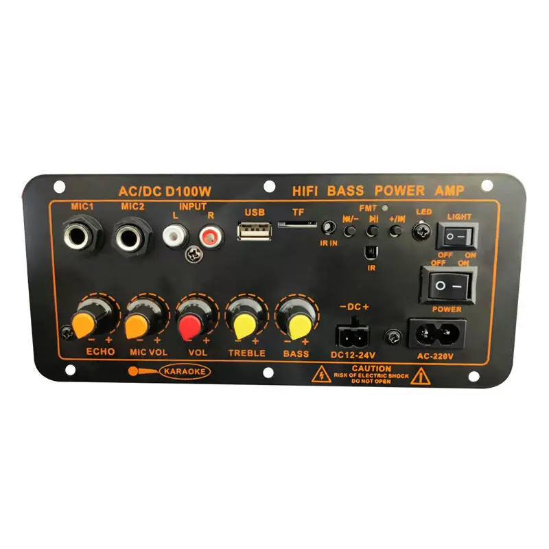 Digital bluetooth power amplifier board card car subwoofer
