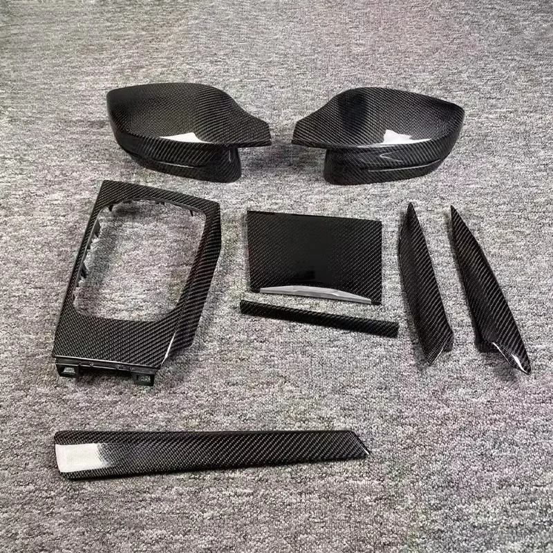 Carbon Fiber Interior for   Panamera Macan 992 Replace Carbon Fiber Car Interior