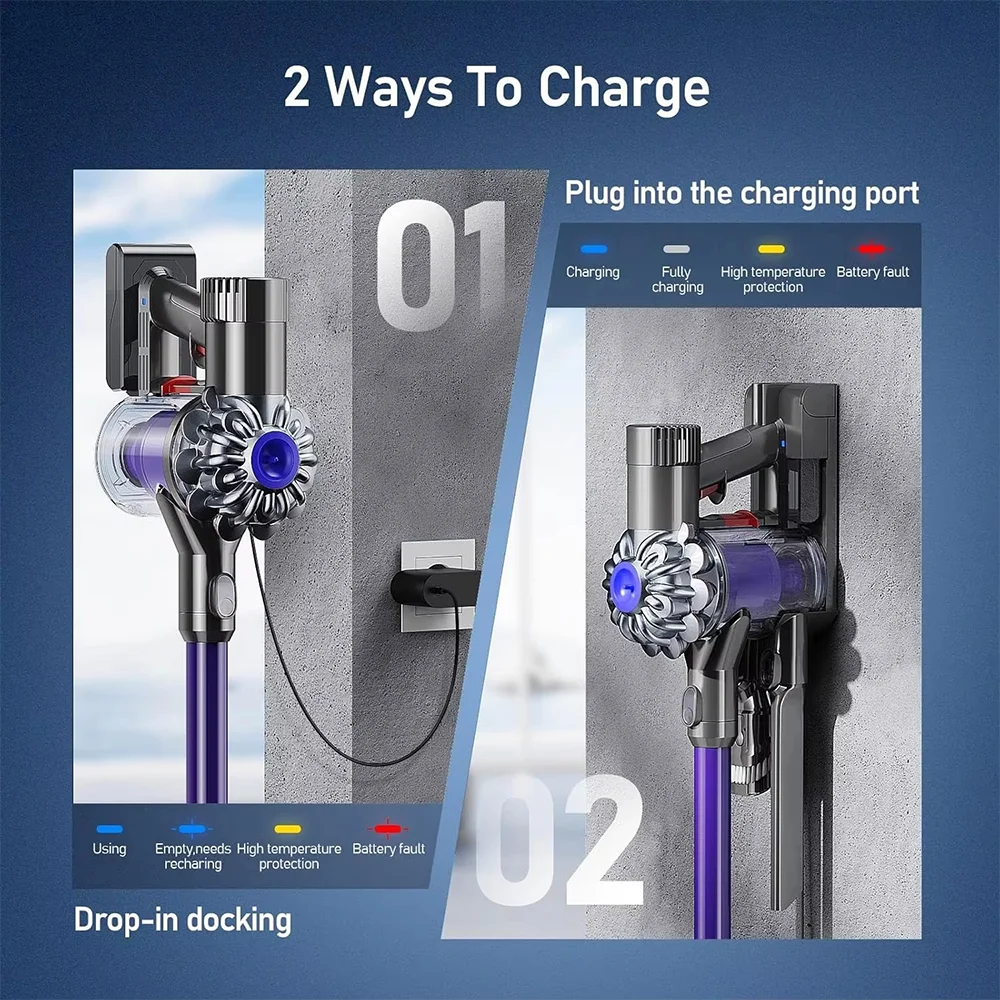 استبدال دايسون V6 V7 V8 V10 V11 V15 بطارية 21.6 فولت 25.2 فولت بطارية ليثيوم أيون حزمة ل دايسون مكنسة كهربائية V6 V7 V8 V10 V11 V15 #5