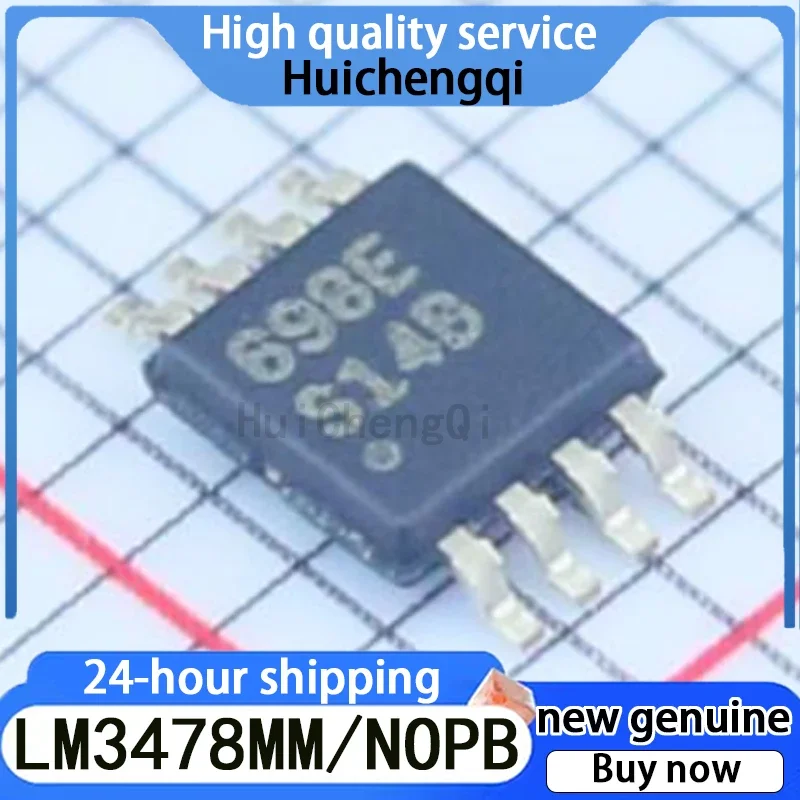10PCS Original Genuine LM3478MM/NOPB VSSOP-8 Low Side N-channel MOSFET Controller Chip