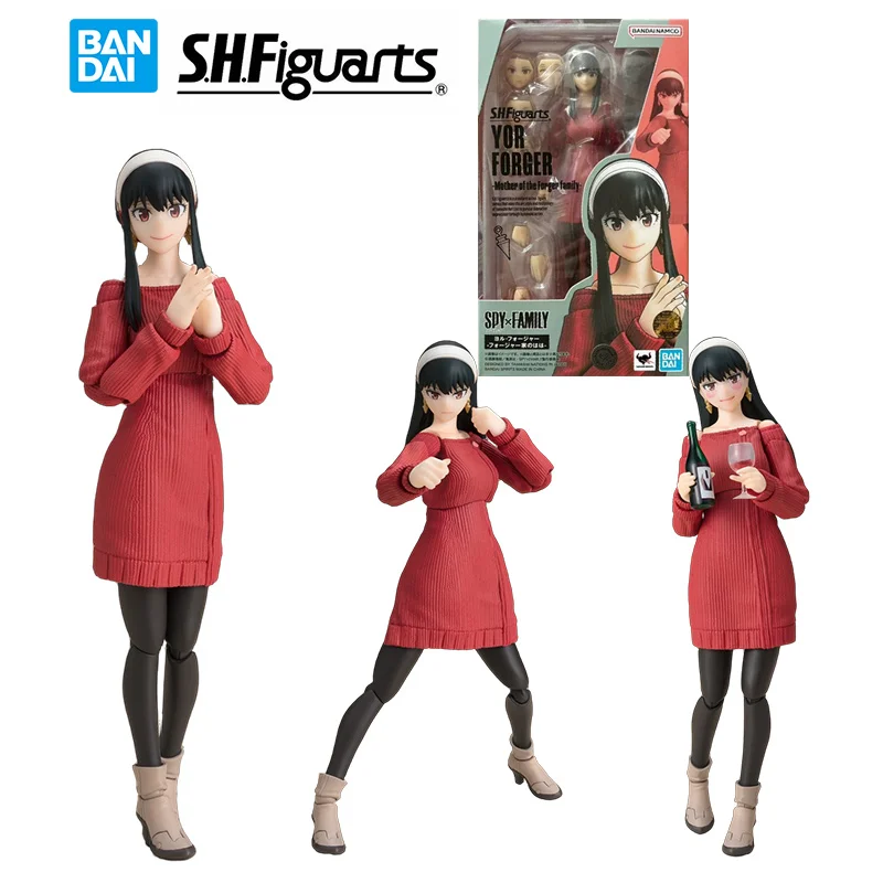 

Bandai S.H.Figuarts Yor Forger Mother of The Forger Family Spy X Family Аниме Оригинальная фигурка Модель Игрушка Подарочная коллекция