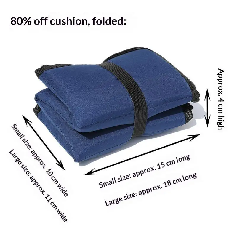 New Waterproof Oxford Fabric Seat Cushion, Portable Folding Lightweight Mat For Hiking, Beach, Picnic