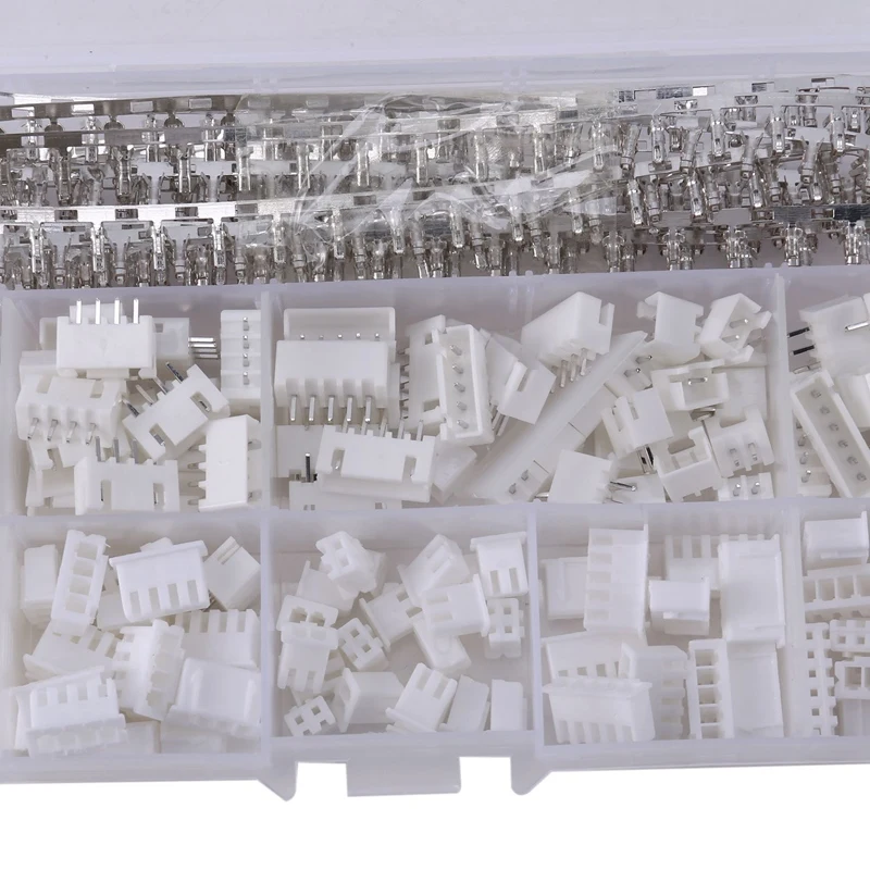 460 peças jst xh-2/3/4 pinos habitação jst conector kit 2.54mm passo fêmea pino cabeçalho adaptador cabo conector soquete