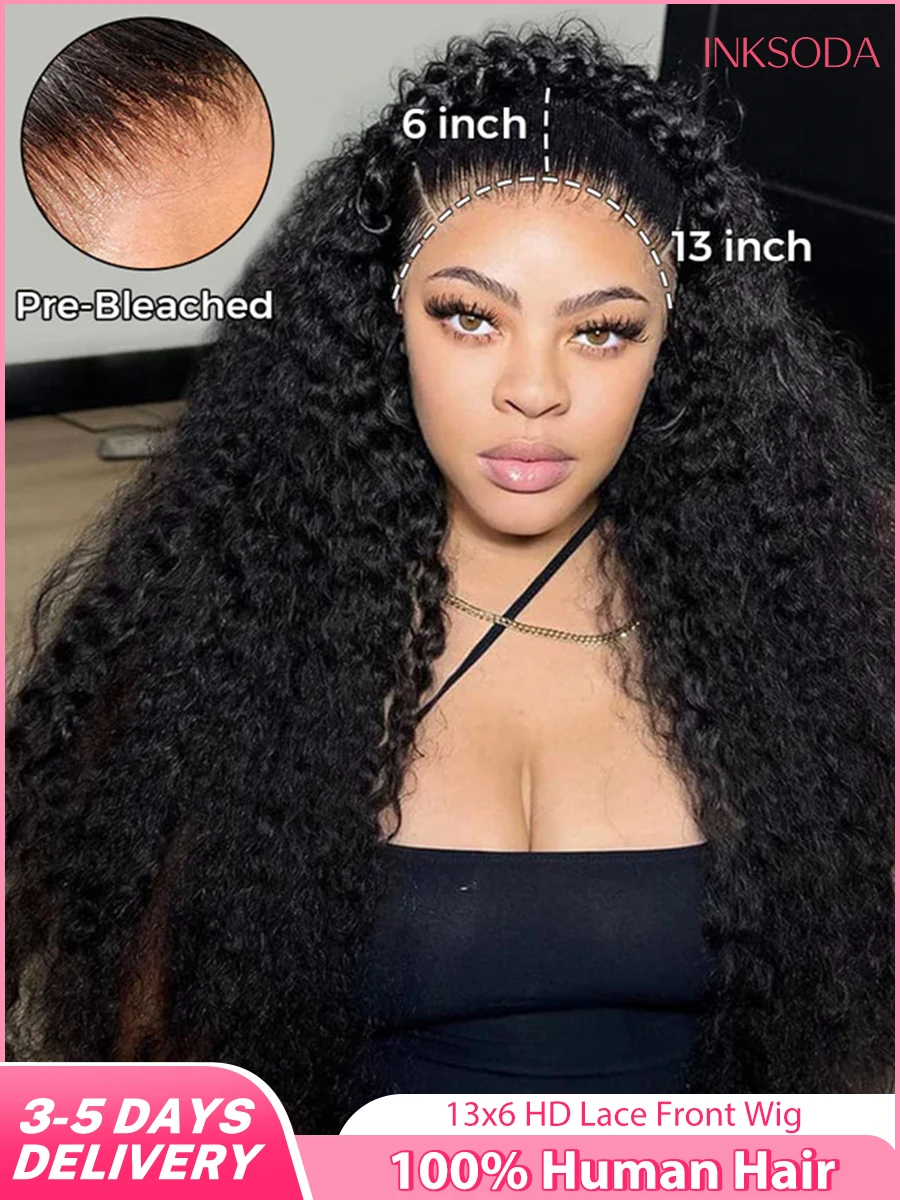 

Curly Human Hair Wigs HD Lace Wig Water Wave 13x6 Human Hair Black Lace Frontal Wig Brazilian Wigs 13x4 Loose Deep Wave Wig