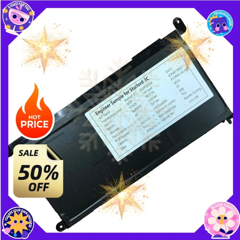 SWZY 11.4V 42Wh WDXOR Battery For DELL Inspiron 13 5368 5378 7368 14 7460 7472 5468 15 5538 5567 5568 7560 7570 7569 17 5765 P61