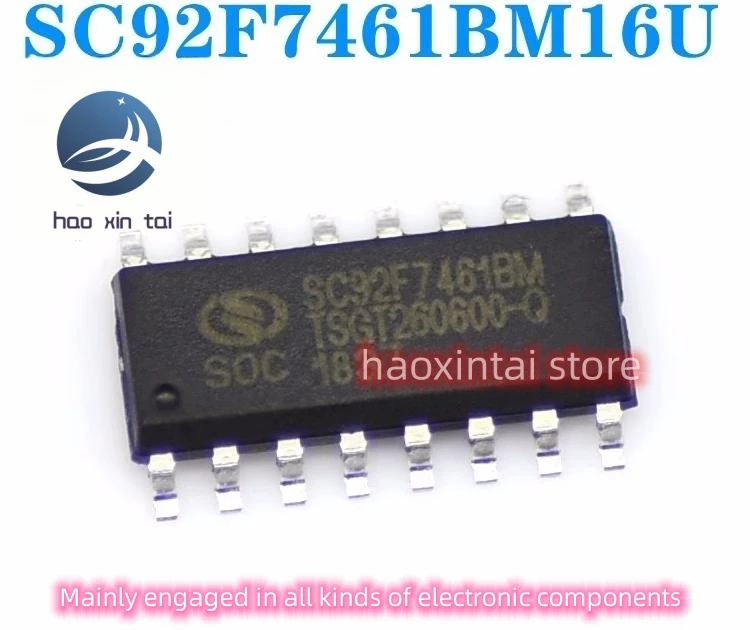 10pcs original authentic SC92F7461BM16U SOP16 FLASH MCU chip