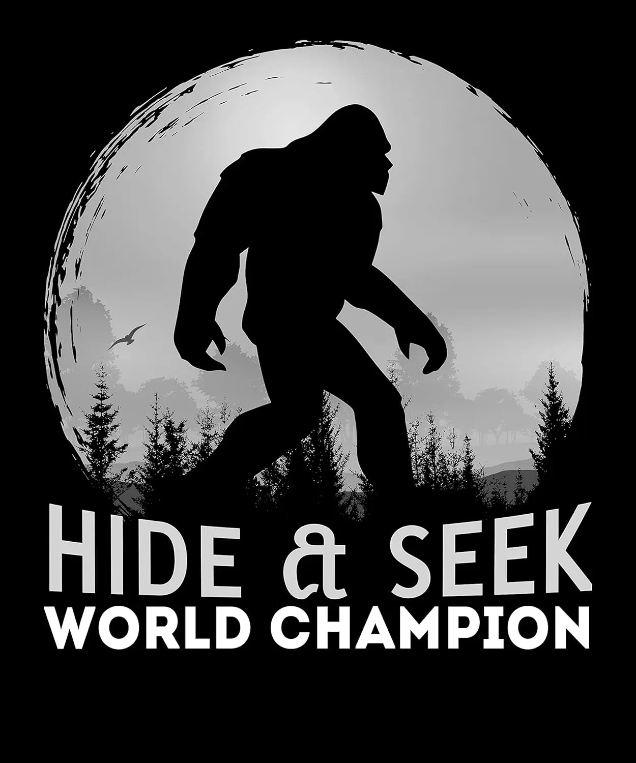 Bigfoot Hide and Seek Shirt Bigfoot T Shirts for Men | Bigfoot Gifts for Men