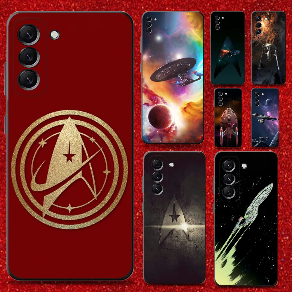 

S-Star T-Trek Ships Phone Case For Samsung Galaxy A13,A21s,A22,A31,A32,A52,A53,A71,A80,Soft Black Shell