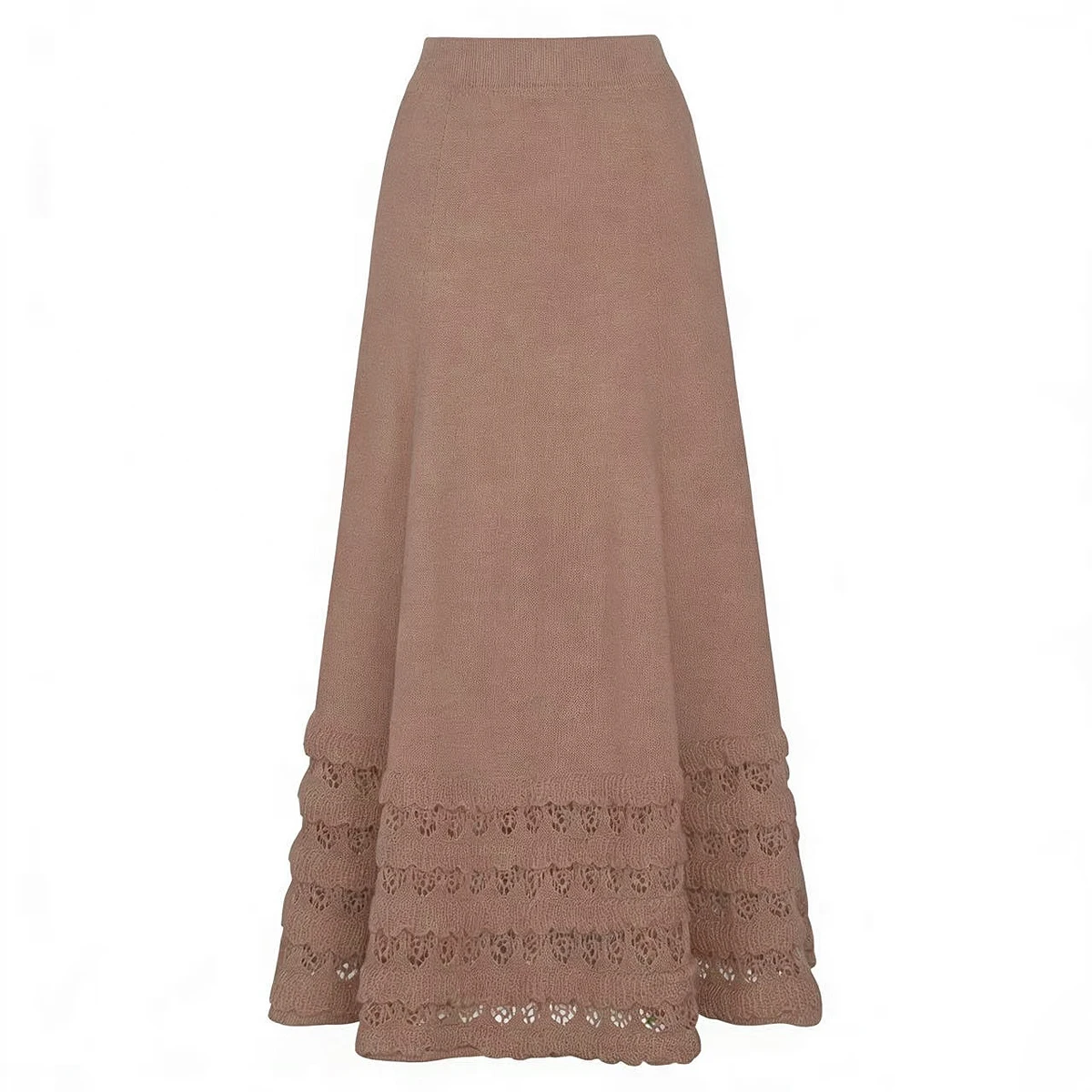 

Новинка! Женская вязаная длинная юбка А-силуэта для весны и осени. Высококачественная, элегантная, для офиса и повседневной носки, модная.