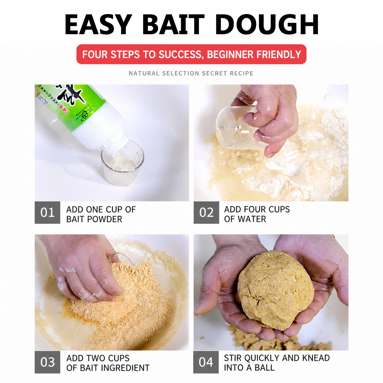 Old Ghost Bait State Powder Dough Additive – Tapioca Pearls 250g, Premium Binder for Carp and Crucian Carp Fishing Bait view 3