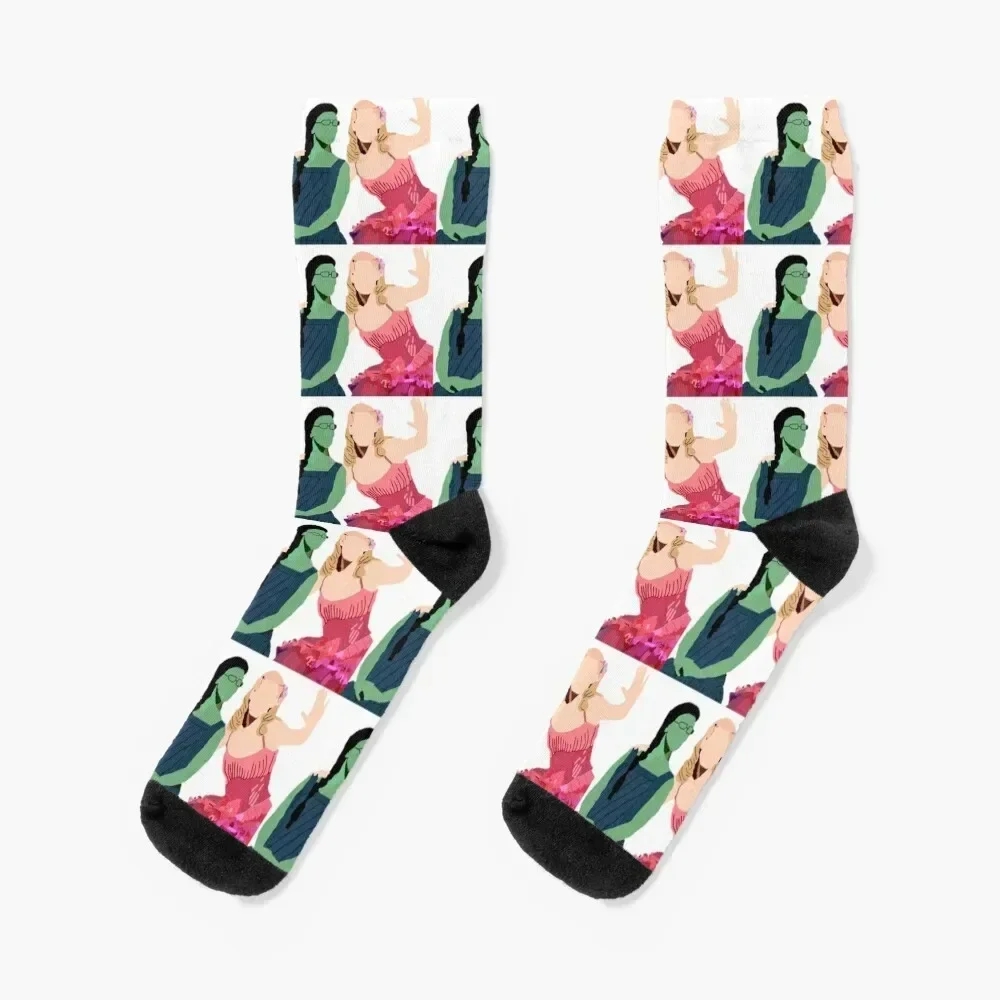 

Elphaba and Glinda "Wicked" Socks Men's gift retro Girl'S Socks Men's