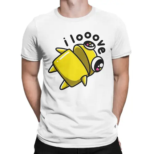 Imagen 2 del producto Camisetas REPO Game I Looove para hombre, ropa 100% de algodón, camisetas Vintage de manga corta con cuello redondo, camiseta de regalo