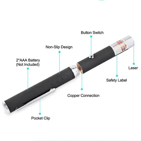 Green Light Single-Point Pointer Pen, Flashlight Guide Finger Star Sales Pen