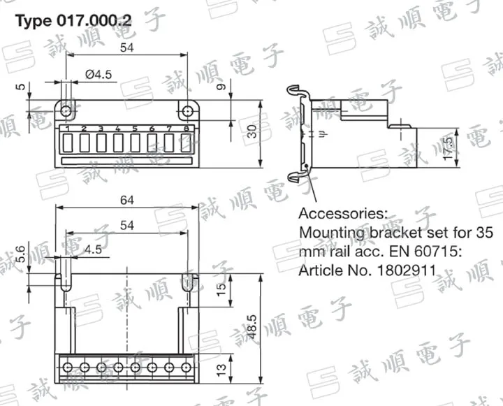 Rectifier 10/017.000.2 switch 2.0A 100-250V~ 0.05-2 sec 10M