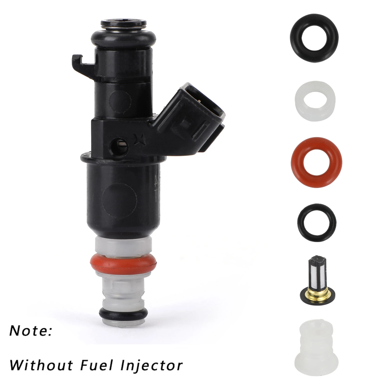 Areyourshop 4PCS Fuel Injectors Repair Kit Filters O-Rings Fit For Acura RSX TSX Honda Civic