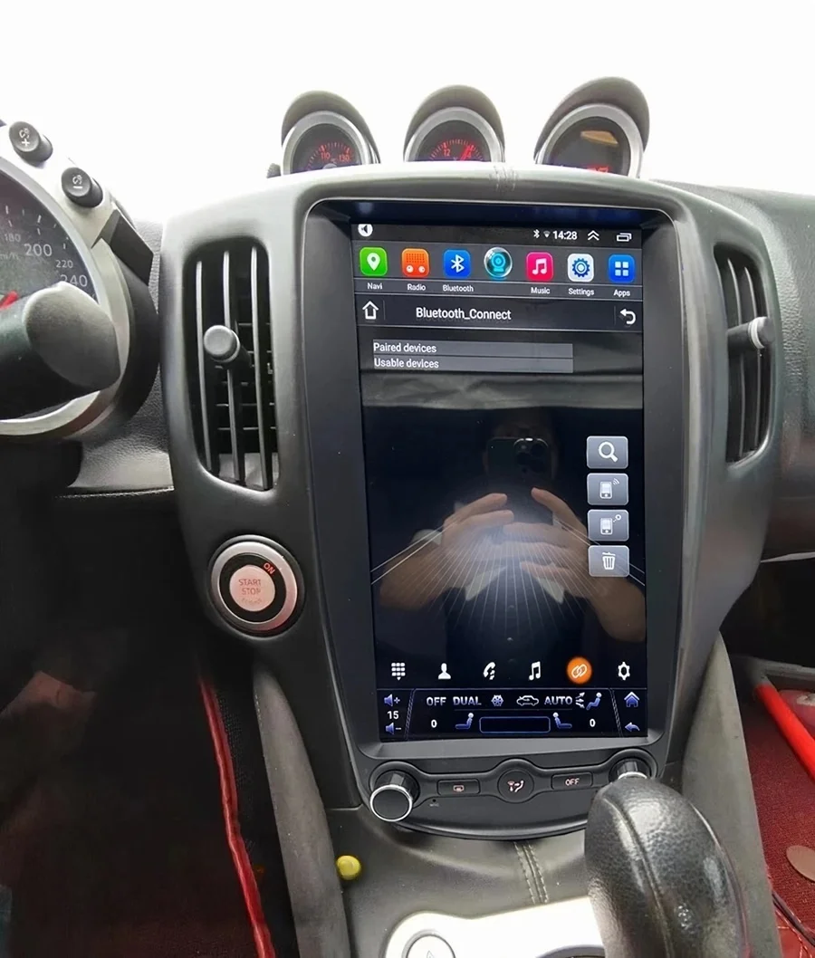 Android 15 For Nissan 370Z 2009 2010 2011-2021 Carplay Car GPS Navigation Multimedia Player Head Unit Stere HD Screen Auto Radio
