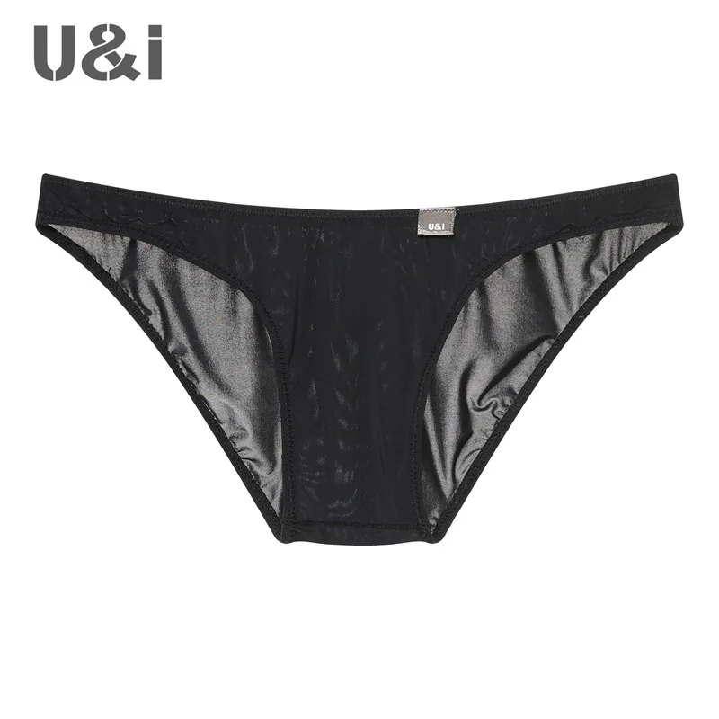 U&I sexy briefs unisex couple ultra-thin slightly transparent nylon Japanese seamless low-waist bikini model